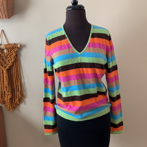 Mainbocher pure cashmere sweater and scarf set. Amazing condition! - Picture 5 of 10